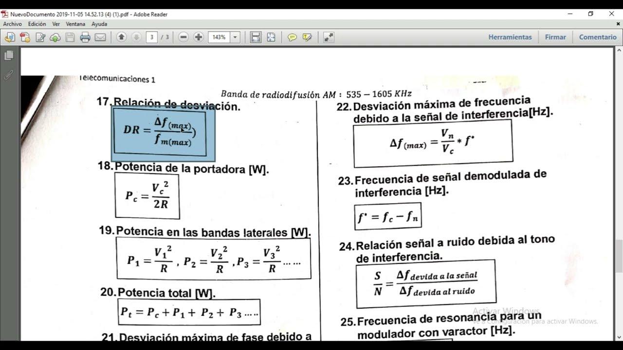 Calcular Ancho De Banda