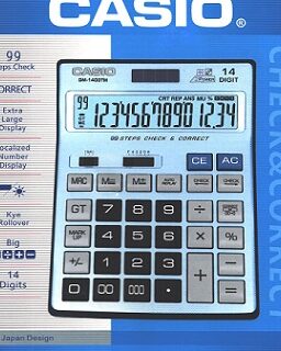 Calculadora Casio DM-1400TM-w