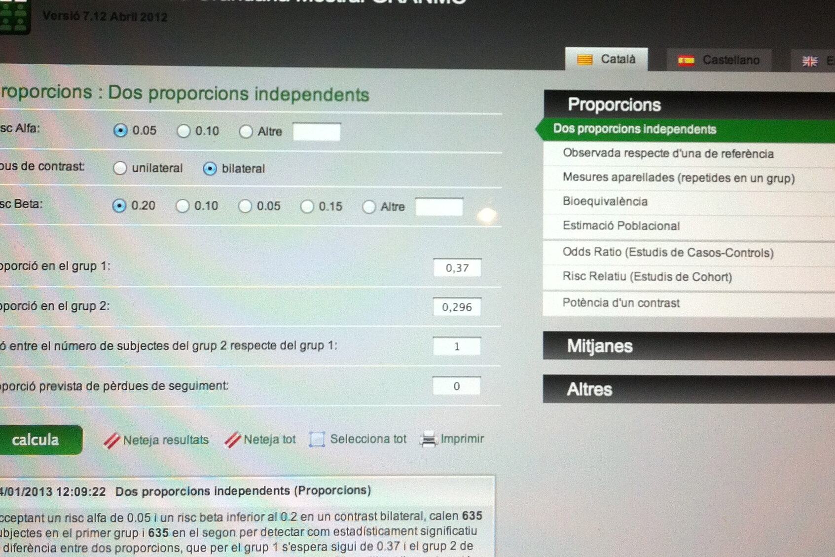 GRANMO de Can Antaviana